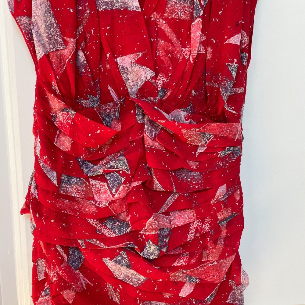 Defferri ruched printed silk-blend chiffon mini dress from IRO - Picture 7 of 12